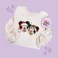 PRINTED MICKEY & MINNIE CHRISTMAS - ADULT SWEATSHIRT