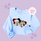 EMBROIDERED MERRY MCKY MNNIE  - ADULT SWEATSHIRT