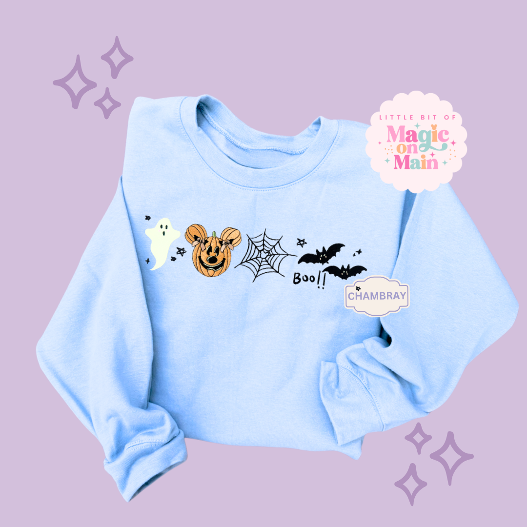 EMBROIDERED BOO CREW - EXCLUSIVE TO MoM - ADULT SWEATSHIRT