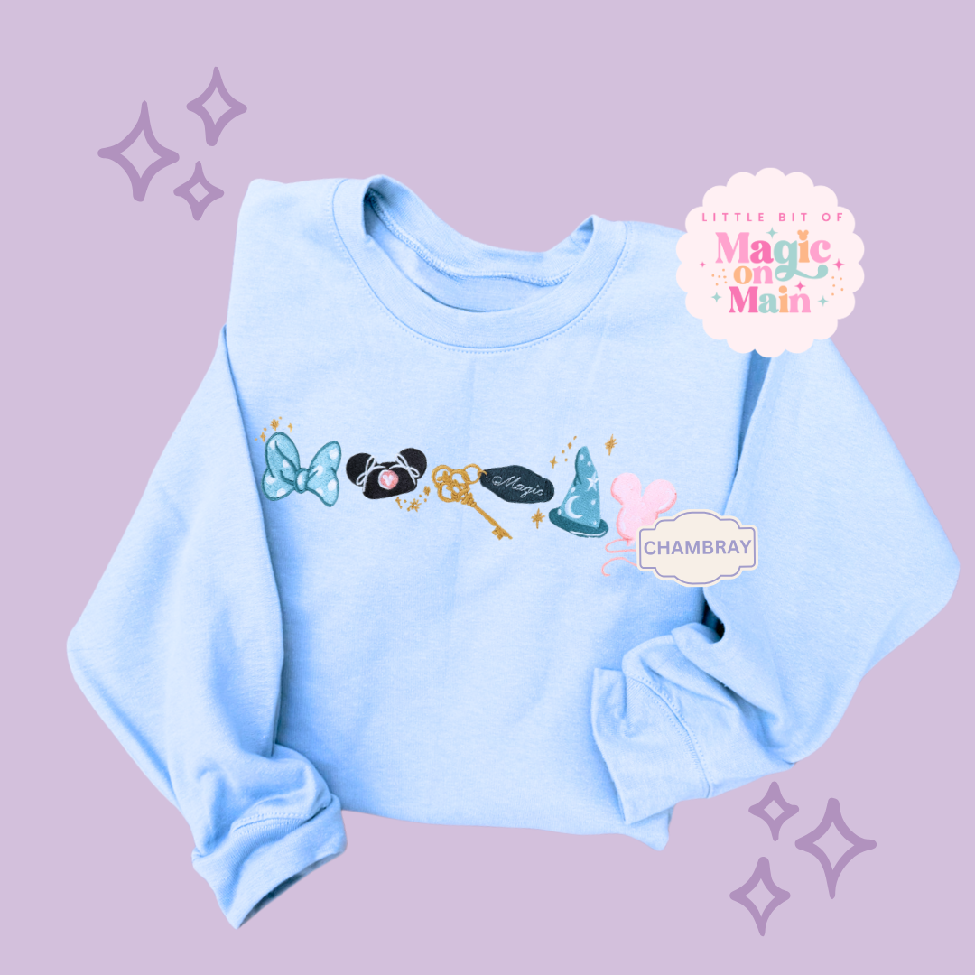 EMBROIDERED PARK DAY MAGIC - EXCLUSIVE TO MoM - ADULT SWEATSHIRT