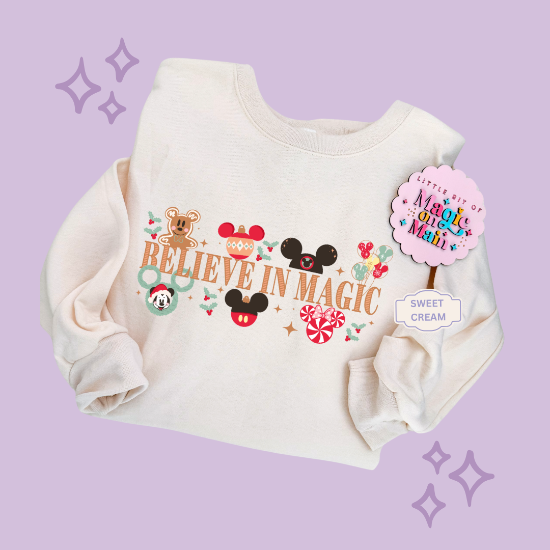 PRINTED BELIEVE IN MAGIC - EXCLUSIVE TO MoM - ADULT SWEATSHIRT