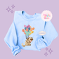 EMBROIDERED DUG - ADULT SWEATSHIRT