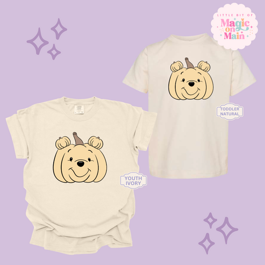 PRINTED POOH PUMPKIN - YOUTH/TODDLER