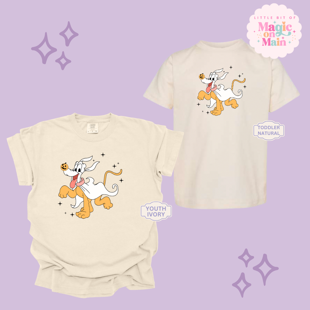 PRINTED HALLOWEEN PLUTO - YOUTH/TODDLER