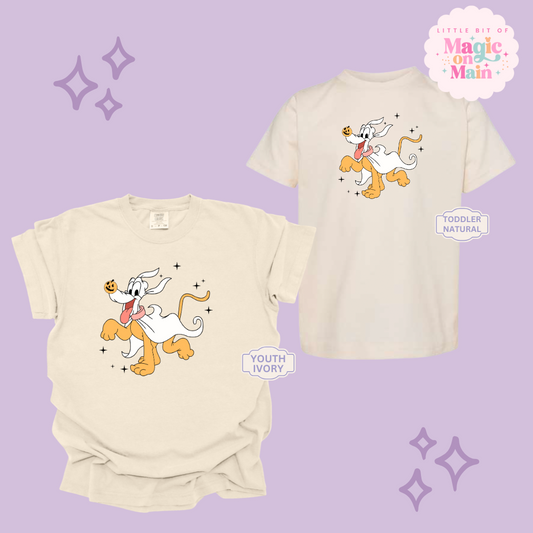 PRINTED HALLOWEEN PLUTO - YOUTH/TODDLER