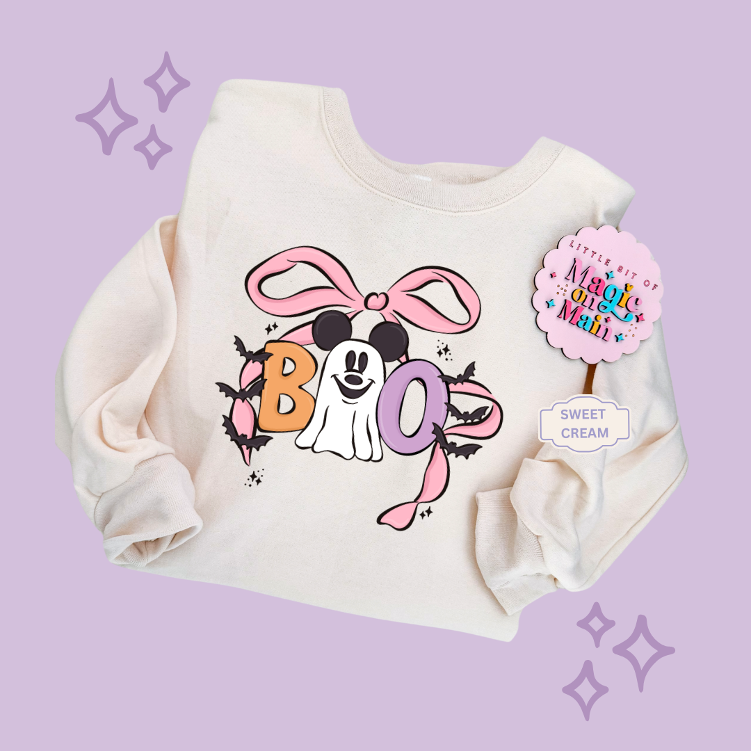 PRINTED BOO (no text) - ADULT SWEATSHIRT