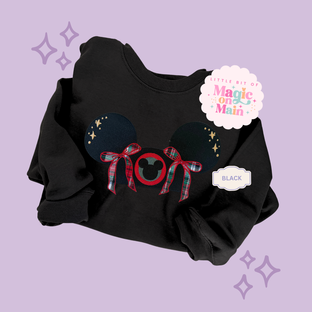 EMBROIDERED CHRISTMAS HAT - EXCLUSIVE TO MoM - ADULT SWEATSHIRT