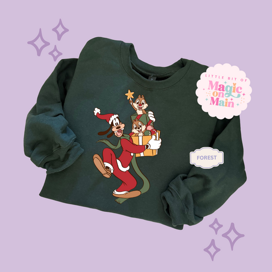 PRINTED GOOFY AND FRIENDS  - ADULT SWEATSHIRT