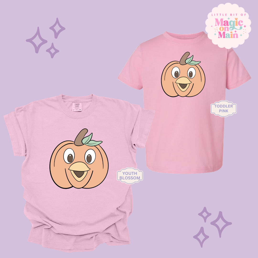 PRINTED ORANGE BIRD PUMPKIN - YOUTH/TODDLER