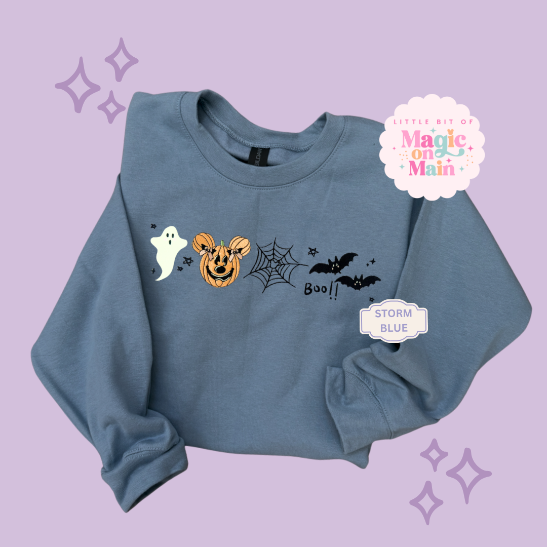EMBROIDERED BOO CREW - EXCLUSIVE TO MoM - ADULT SWEATSHIRT