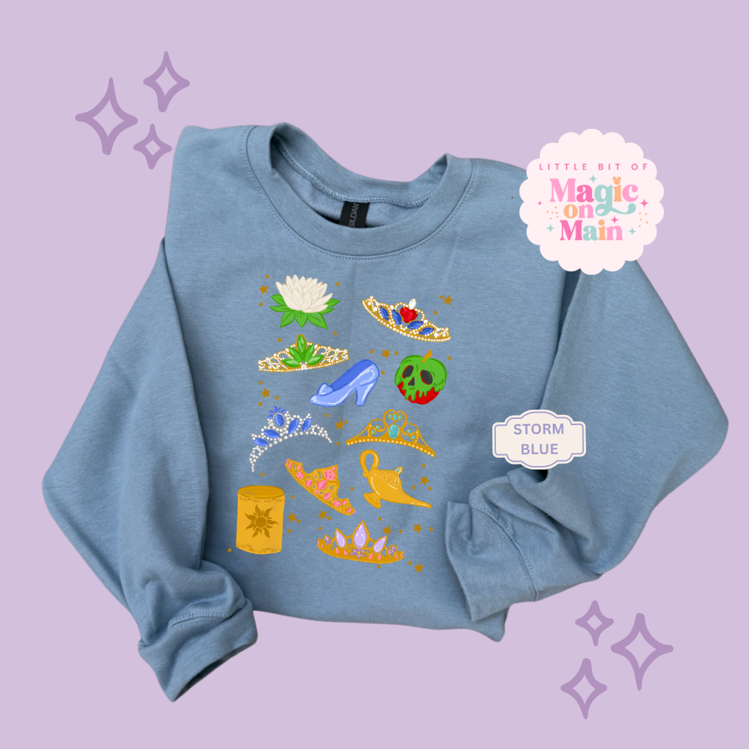 PRINTED PRINCESS ELEMENTS - ADULT SWEATSHIRT 10050