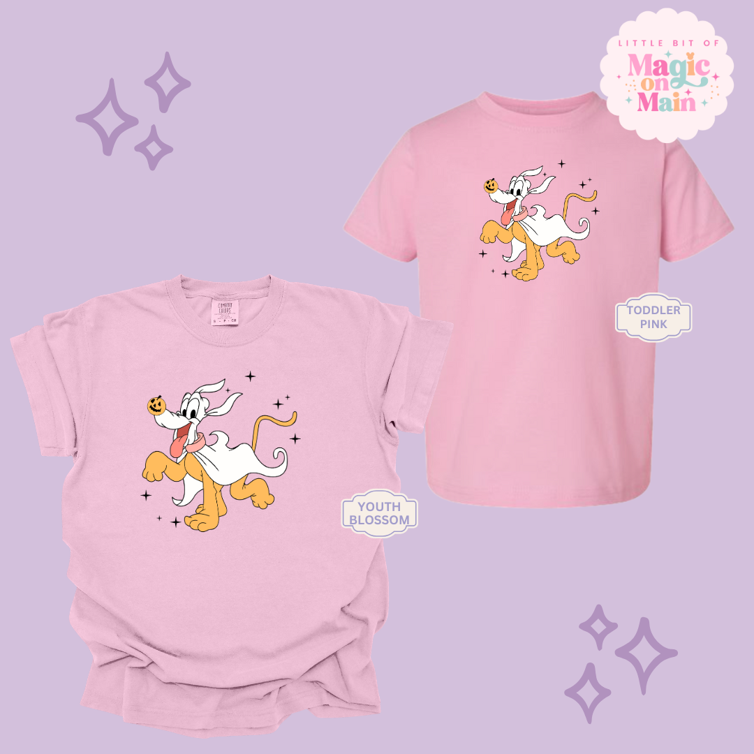 PRINTED HALLOWEEN PLUTO - YOUTH/TODDLER