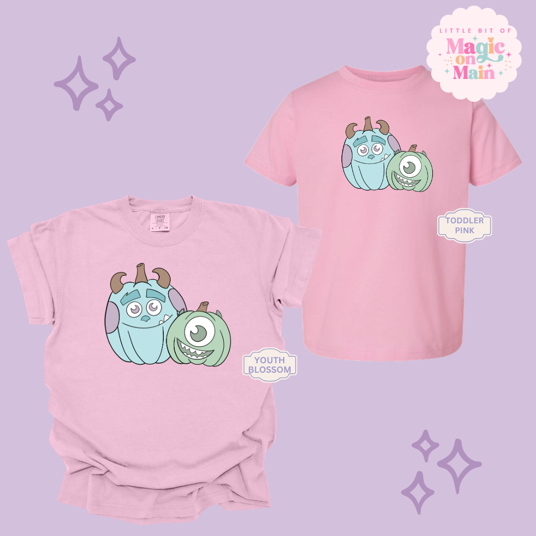 PRINTED MONSTER PUMPKINS - YOUTH/TODDLER