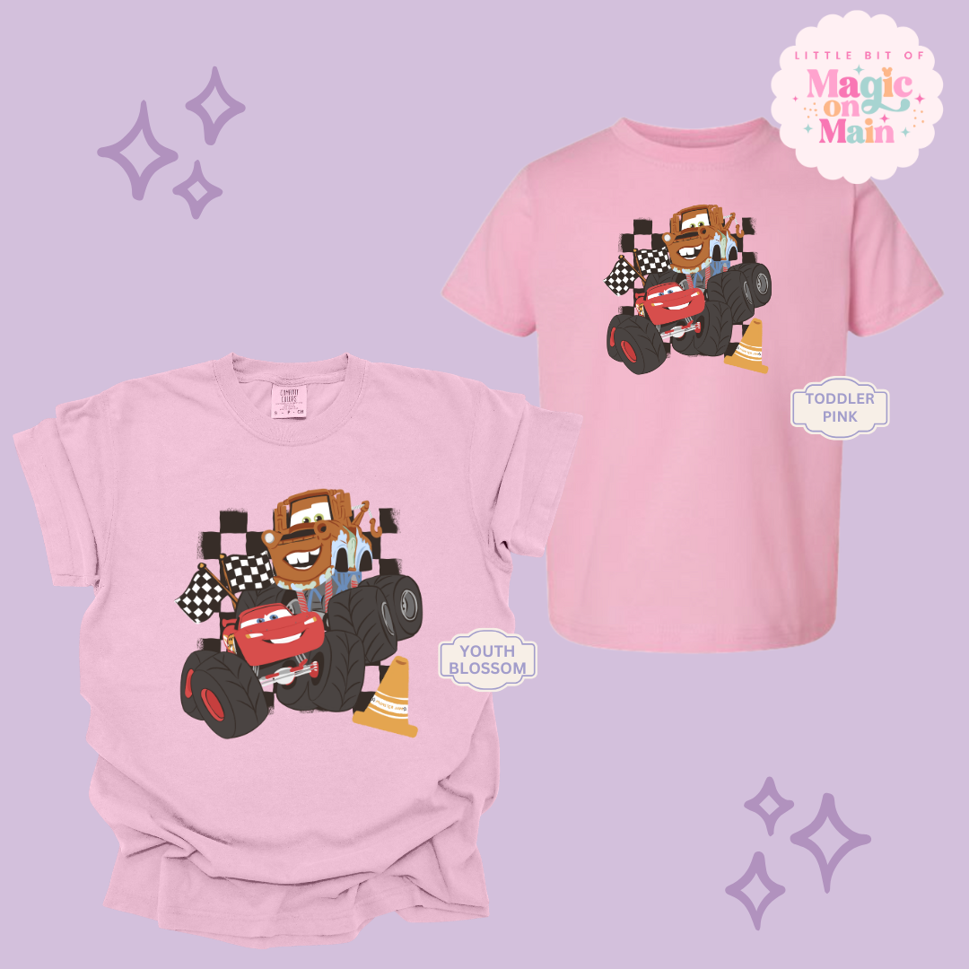 PRINTED CAR FRIENDS - YOUTH/TODDLER