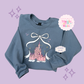 EMBROIDERED CASTLE - ADULT SWEATSHIRT