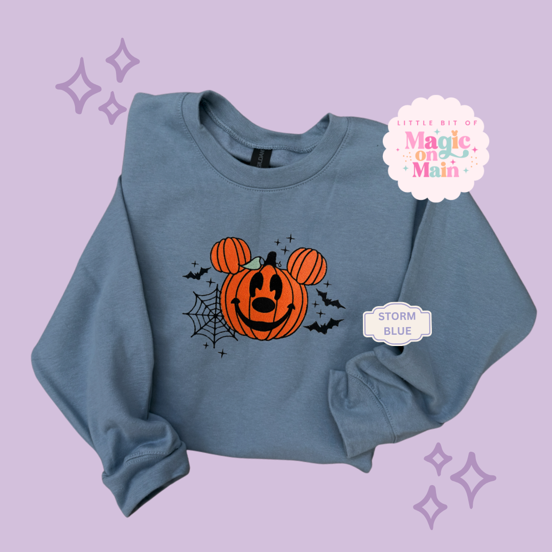 EMBROIDERED MCKY PUMPKIN - EXCLUSIVE TO MoM - ADULT SWEATSHIRT 10057