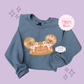 PRINTED GINGERBREAD HOLIDAY HAT- EXCLUSIVE TO MoM - ADULT SWEATSHIRT