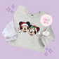 PRINTED MICKEY & MINNIE CHRISTMAS - ADULT SWEATSHIRT