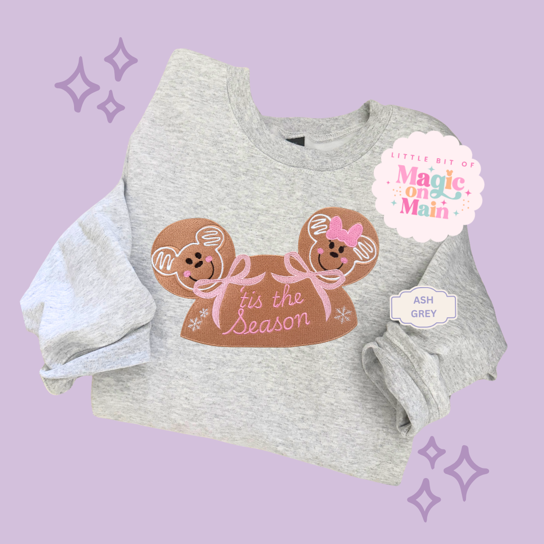 EMBROIDERED GINGERBREAD HAT - EXCLUSIVE TO MoM - ADULT SWEATSHIRT