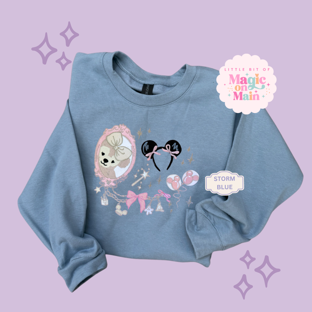 EMBROIDERED PARK GIRLIE - ADULT SWEATSHIRT 10052