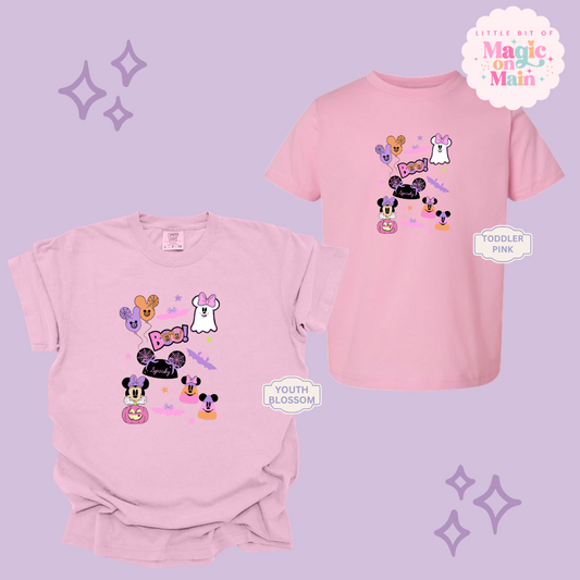 PRINTED SPOOKY ELEMENTS - EXCLUSIVE TO MOM - YOUTH/TODDLER