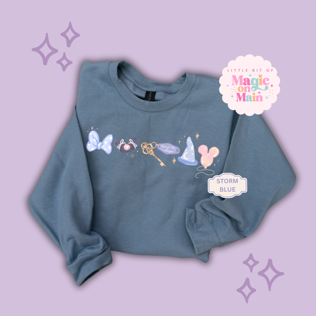 PRINTED PARK DAY MAGIC - EXCLUSIVE TO MoM - ADULT SWEATSHIRT