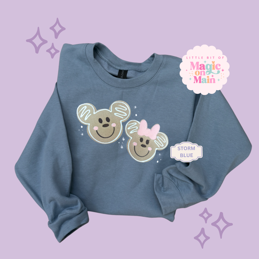 EMBROIDERED GINGERBREAD - EXCLUSIVE TO MoM - ADULT SWEATSHIRT