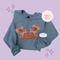 EMBROIDERED GINGERBREAD HOLIDAY HAT - EXCLUSIVE TO MoM - ADULT SWEATSHIRT (Copy)