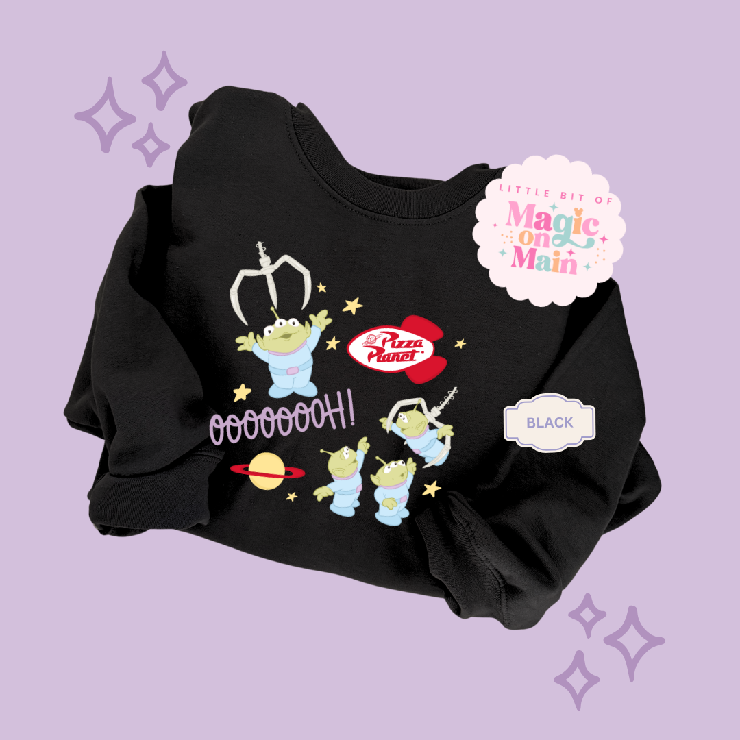 PRINTED ALIENS - EXCLUSIVE TO MoM - ADULT SWEATSHIRT