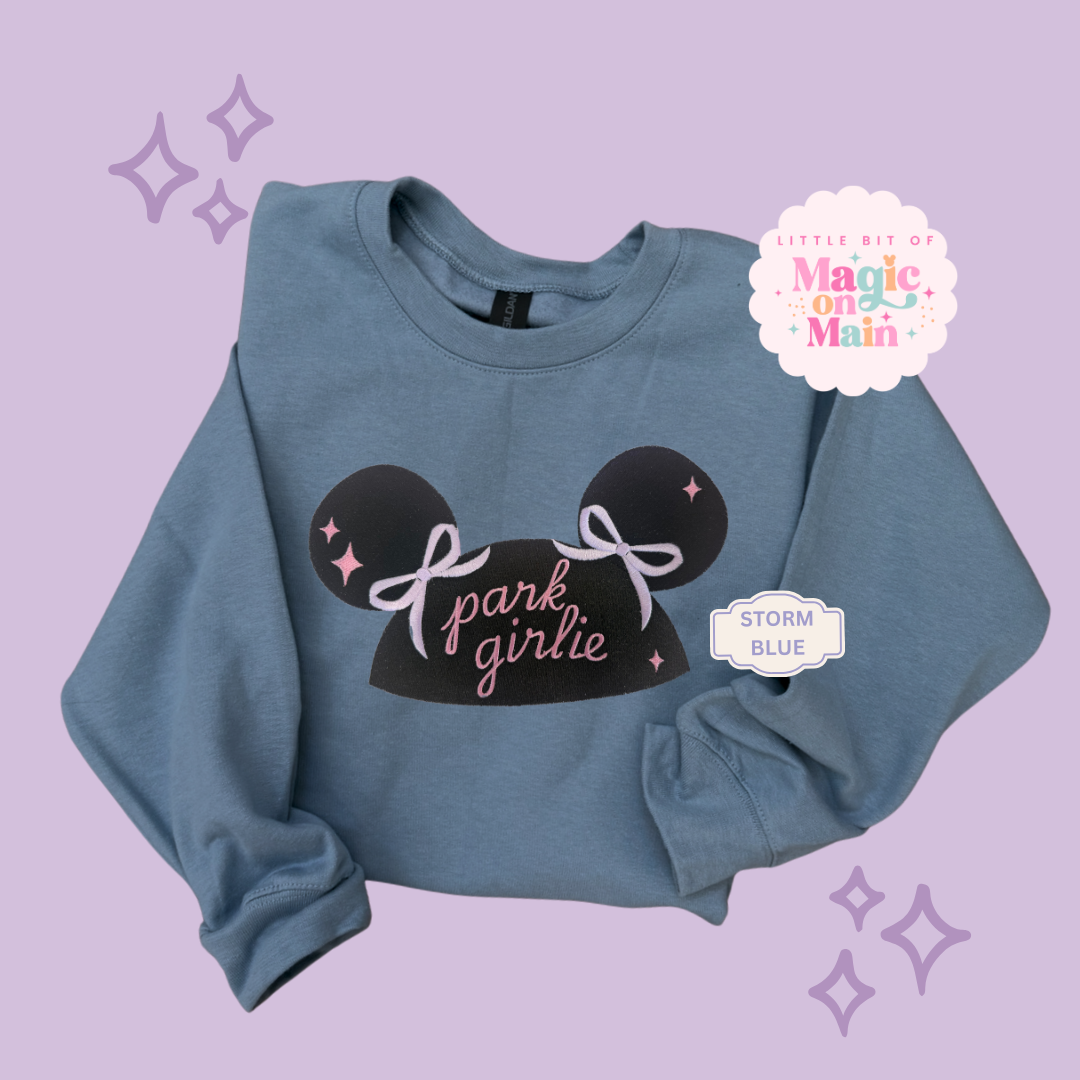 EMBROIDERED PARK GIRLIE HAT - EXCLUSIVE TO MoM - ADULT SWEATSHIRT