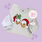 PRINTED DONALD & DAISY CHRISTMAS - ADULT SWEATSHIRT
