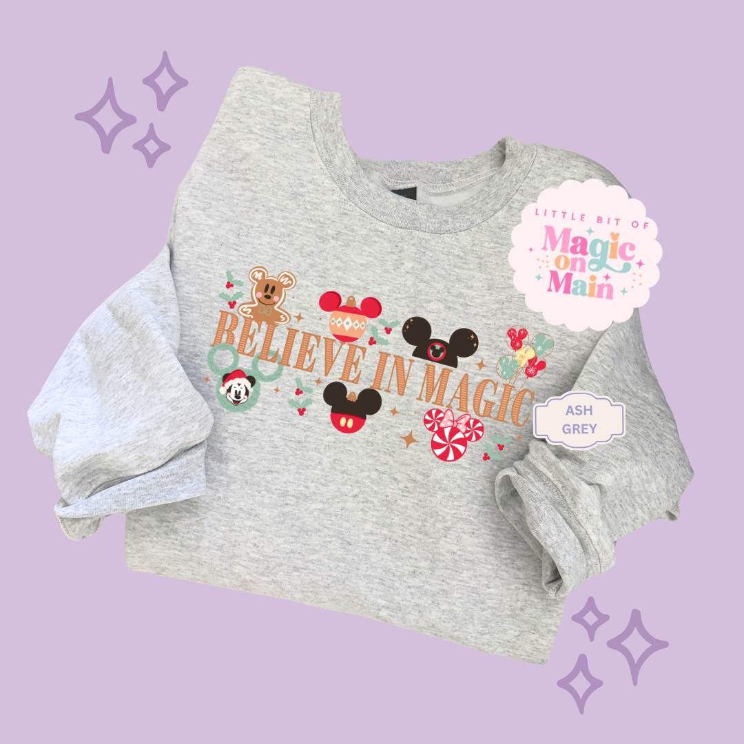PRINTED BELIEVE IN MAGIC - EXCLUSIVE TO MoM - ADULT SWEATSHIRT