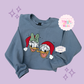 EMBROIDERED MERRY DNLD DAISY - ADULT SWEATSHIRT