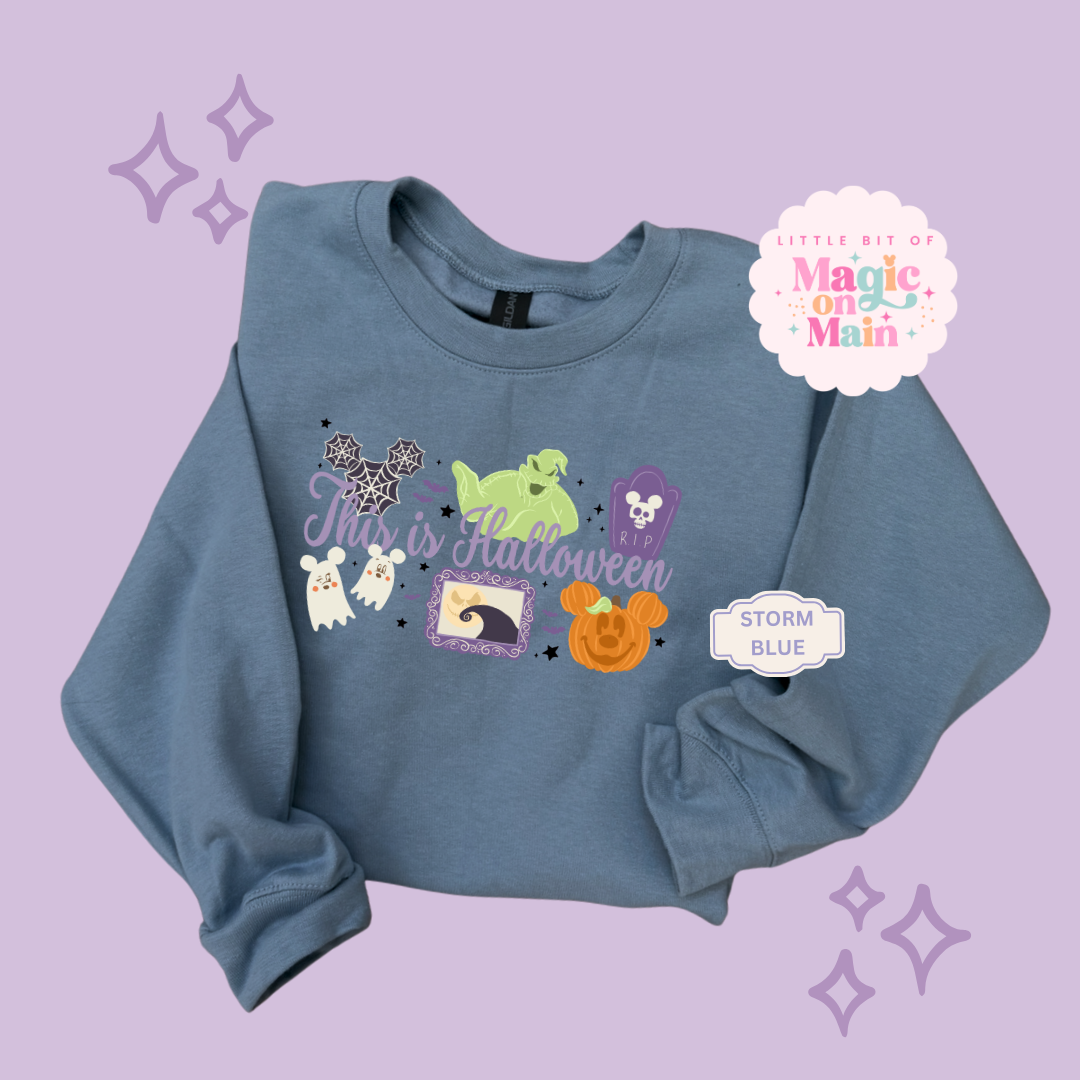 PRINTED THIS IS HALLOWEEN - EXCLUSIVE TO MoM - ADULT SWEATSHIRT