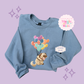 EMBROIDERED DUG - ADULT SWEATSHIRT