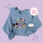 EMBROIDERED MCKY AND FRIENDS - ADULT SWEATSHIRT