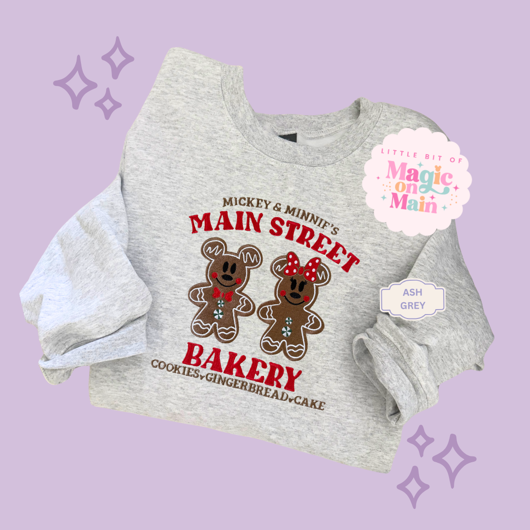 EMBROIDERED MAIN STREET BAKERY 2 - ADULT SWEATSHIRT