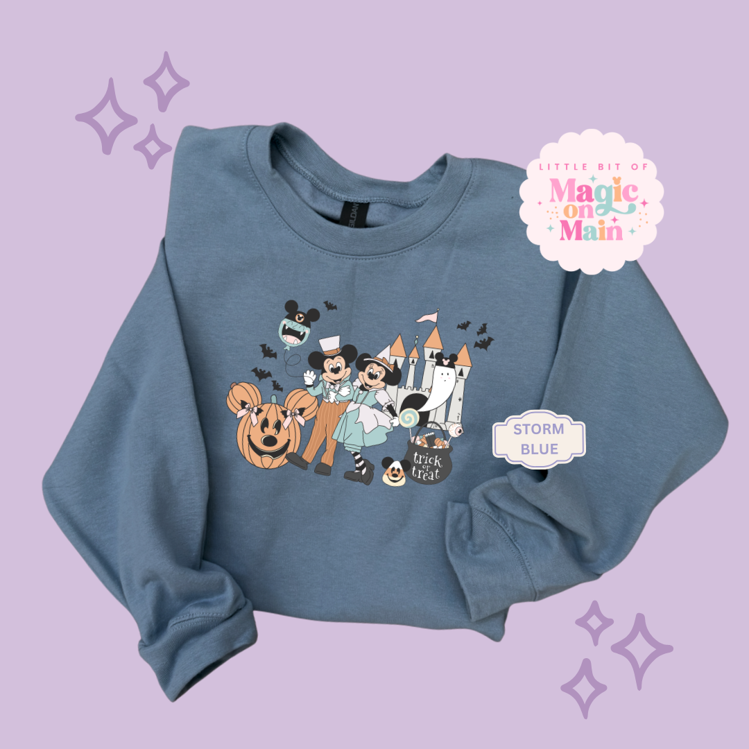 PRINTED MAIN ST HALLOWEEN - ADULT SWEATSHIRT
