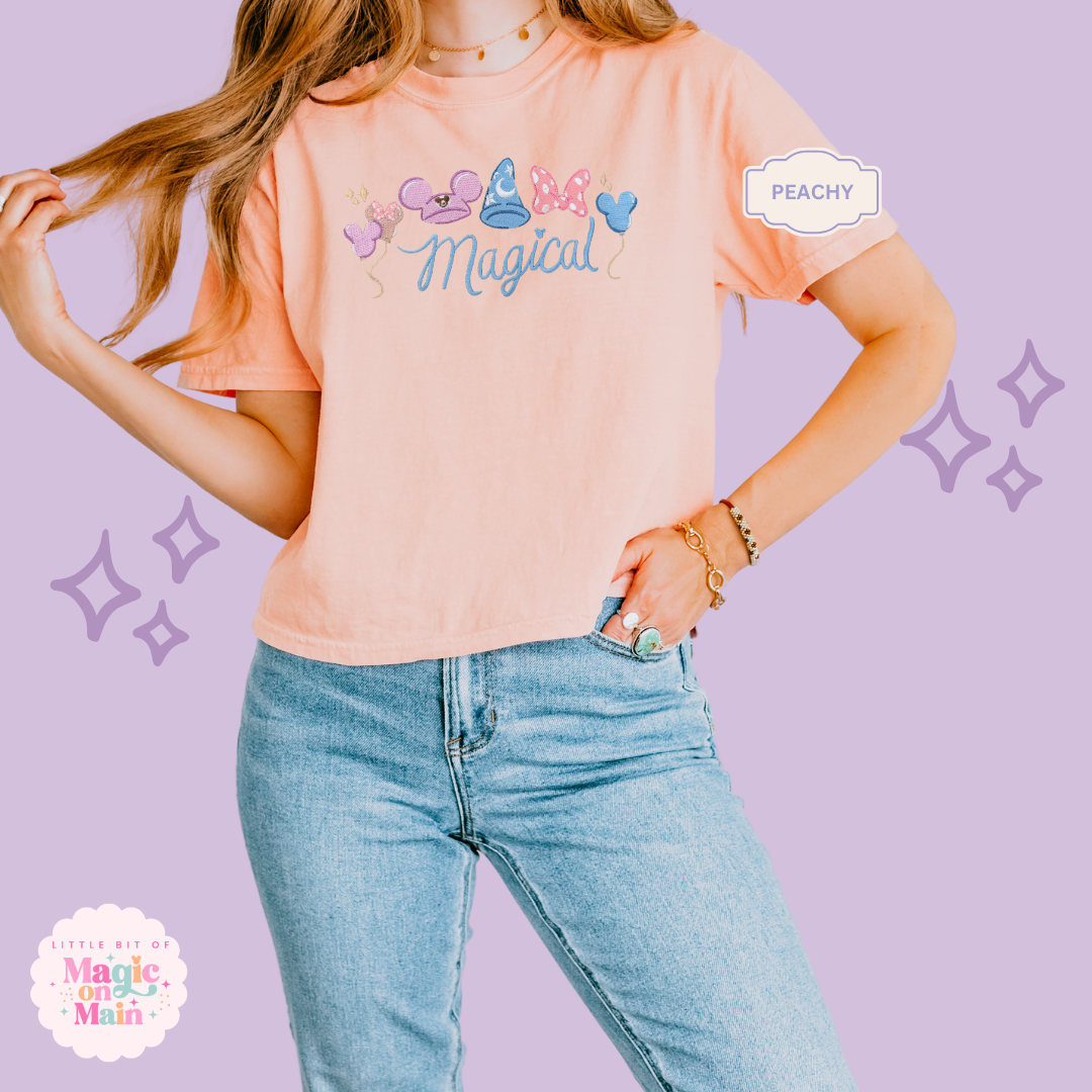 EMBROIDERED MAGICAL - EXCLUSIVE TO MoM - WOMENS BOXY T-SHIRT