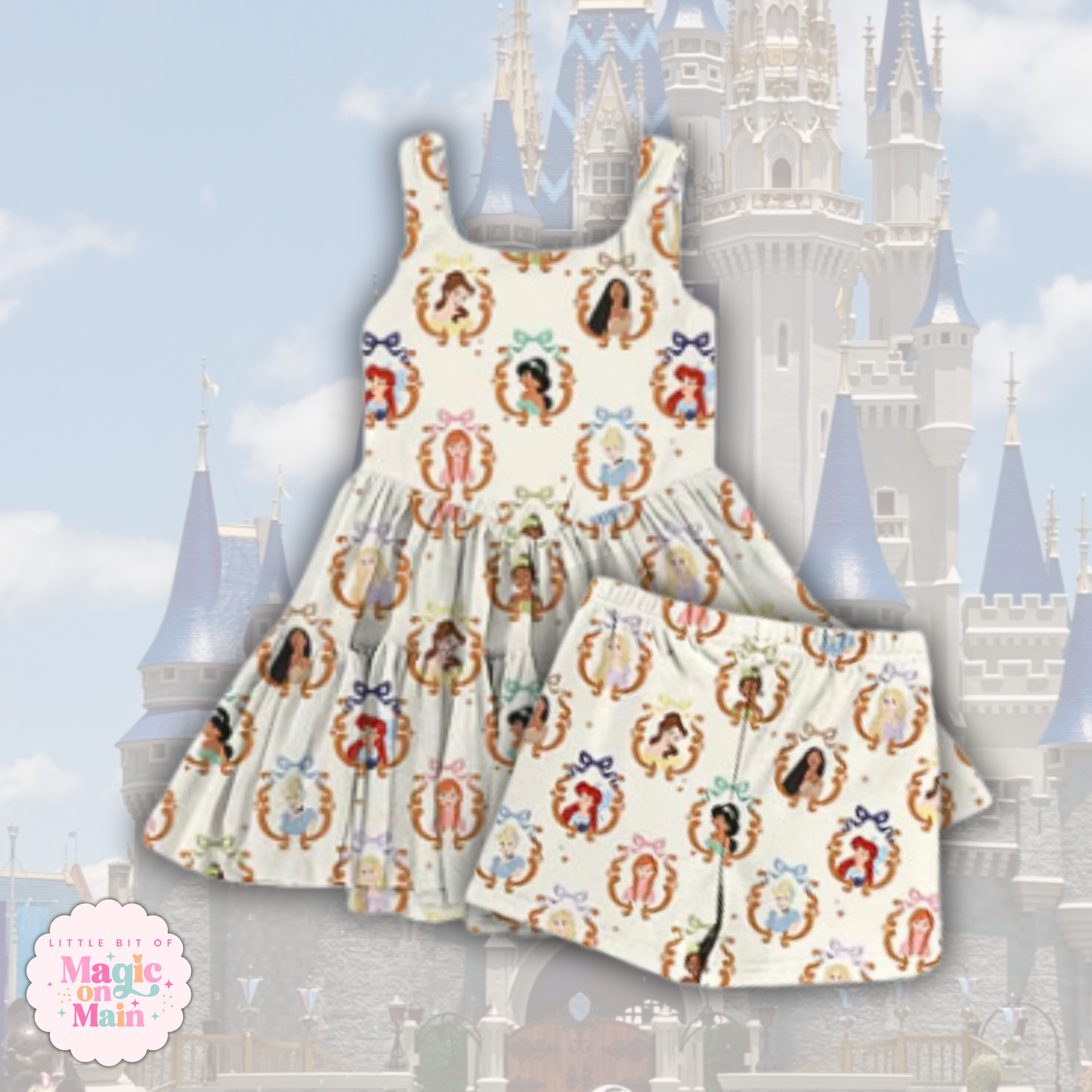 PREORDER PRINCESS - RUFFLE MESH DRESS - EXCLUSIVE TO MoM - ANTICIPATED SHIP DATE LATE AUGUST/ EARLY SEPT