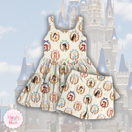 PREORDER PRINCESS - RUFFLE MESH DRESS - EXCLUSIVE TO MoM - ANTICIPATED SHIP DATE LATE AUGUST/ EARLY SEPT