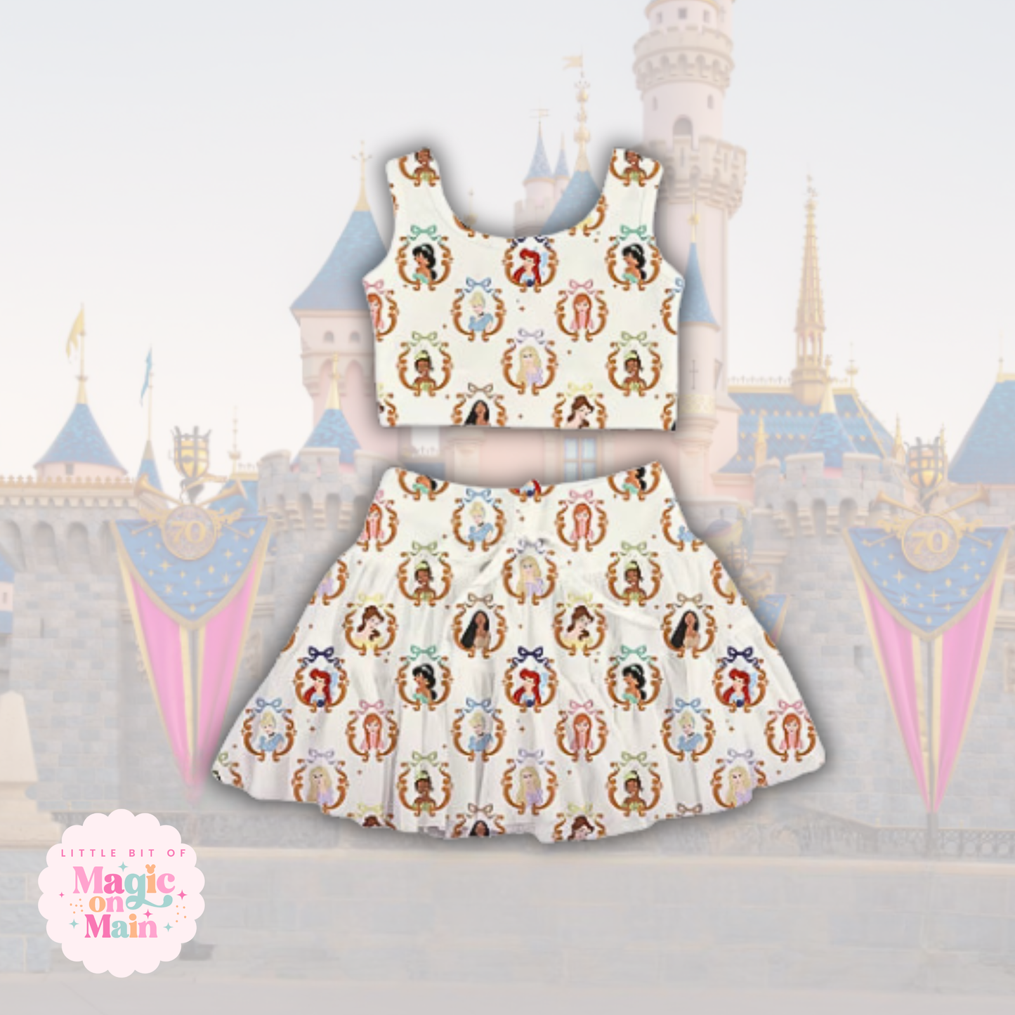 PREORDER PRINCESS - TWO PIECE RUFFLE DRESS - EXCLUSIVE TO MoM - ANTICIPATED SHIP DATE LATE AUGUST