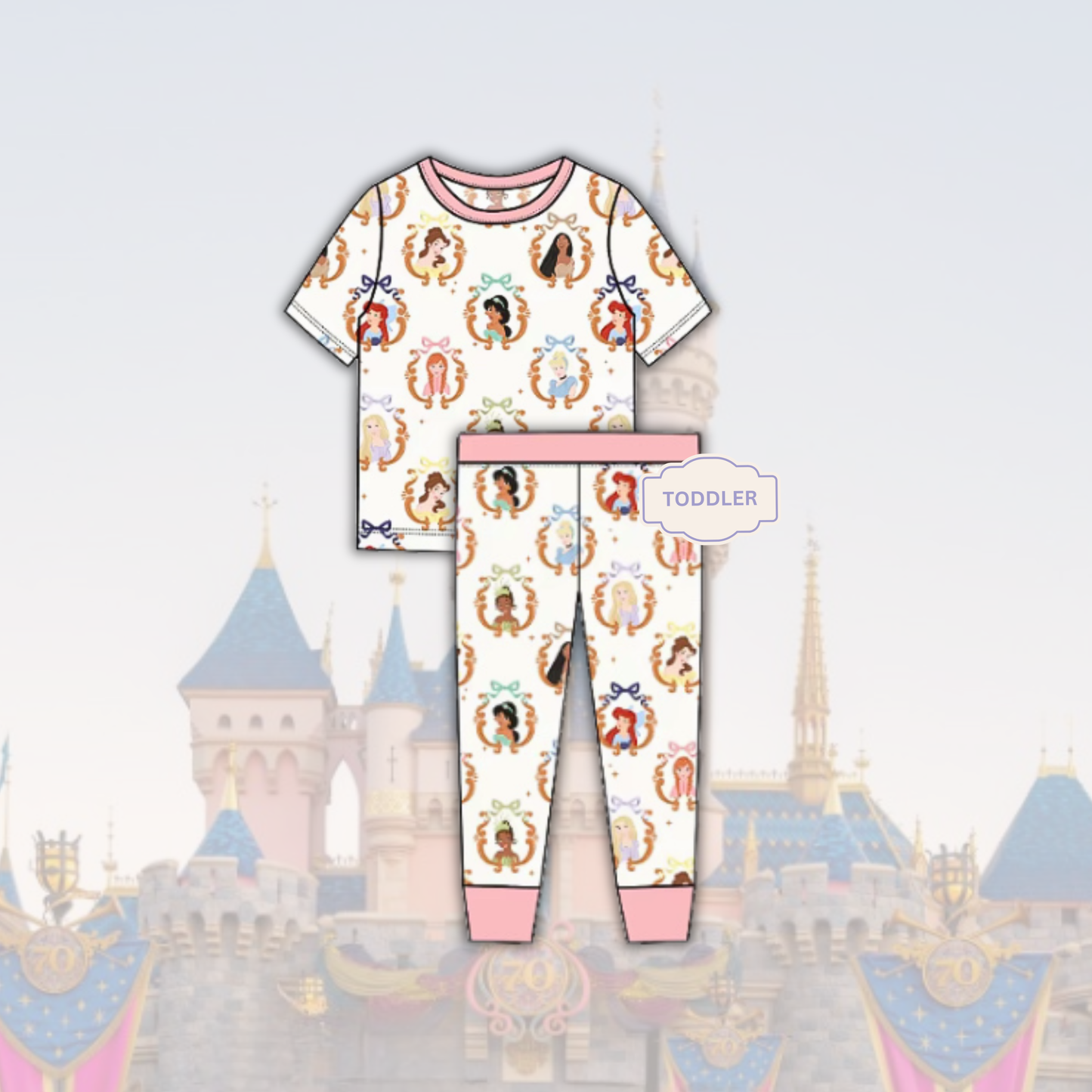 PREORDER ONLY - PRINCESS LOUNGEWEAR - ANTICIPATED SHIP DATE LATE AUGUST/ EARLY SEPTEMBER