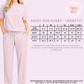 RTS - SOFT ORCHID - LOOSE WAFFLE TEXTURE BAMBOO LOUNGEWEAR