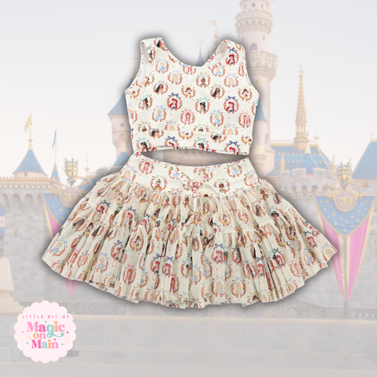 PREORDER PRINCESS - TWO PIECE RUFFLE DRESS - EXCLUSIVE TO MoM - ANTICIPATED SHIP DATE LATE AUGUST