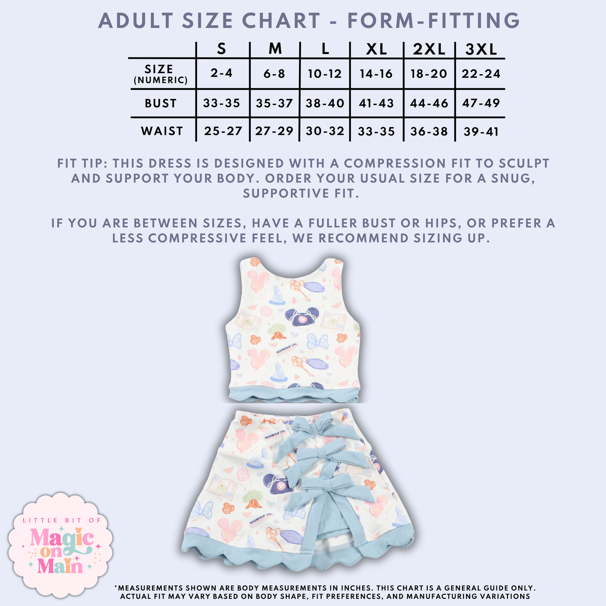 WDW GIRLIE - TWO PIECE SCALLOPED DRESS SET - EXCLUSIVE TO MoM