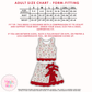 PREORDER - NUTCRACKER - TWO PIECE SCALLOPED DRESS - ANTICIPATED SHIP DATE LATE OCTOBER / EARLY NOVEMBER