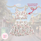 PREORDER NUTCRACKER - TWO PIECE CROPPED RUFFLE DRESS - ANTICIPATED SHIP DATE LATE OCTOBER / EARLY NOVEMBER