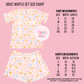 RTS OPEN BAG ADULT WAFFLE LOUNGE SET - SIZES ADULT M, L - MAGICAL PRINT - WILL NOT COME IN ORIGINAL PACKAGING, USED AS MARKET/BOUTIQUE DISPLAY (Copy)