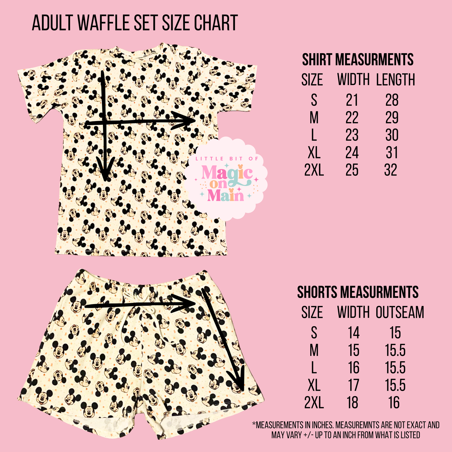 RTS MCKY STARS - HEAVYWEIGHT COTTON WAFFLE KNIT LOUNGEWEAR (10035)
